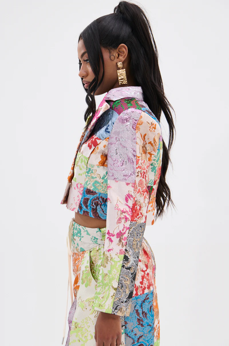 MIXED FEELINGS BROCADE BLAZER - Image 3