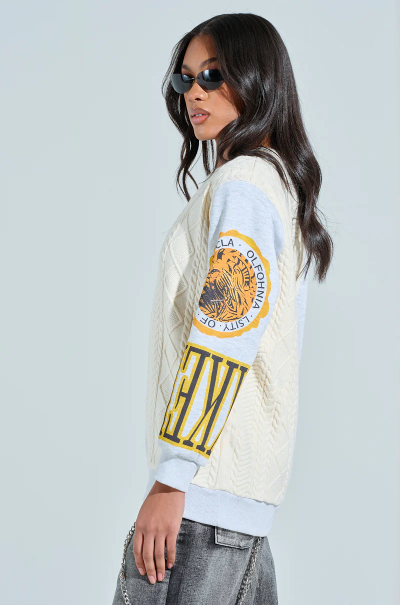 MIXED UP OVERSIZED SWEATSHIRT - Image 5