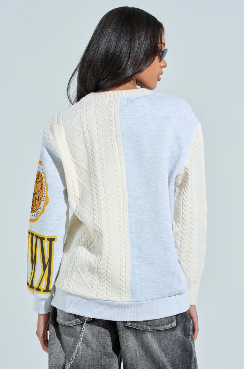 MIXED UP OVERSIZED SWEATSHIRT - Image 6