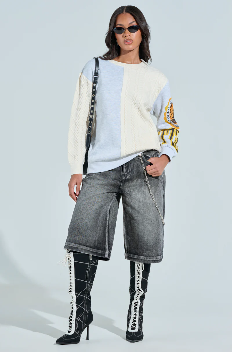 MIXED UP OVERSIZED SWEATSHIRT - Image 8