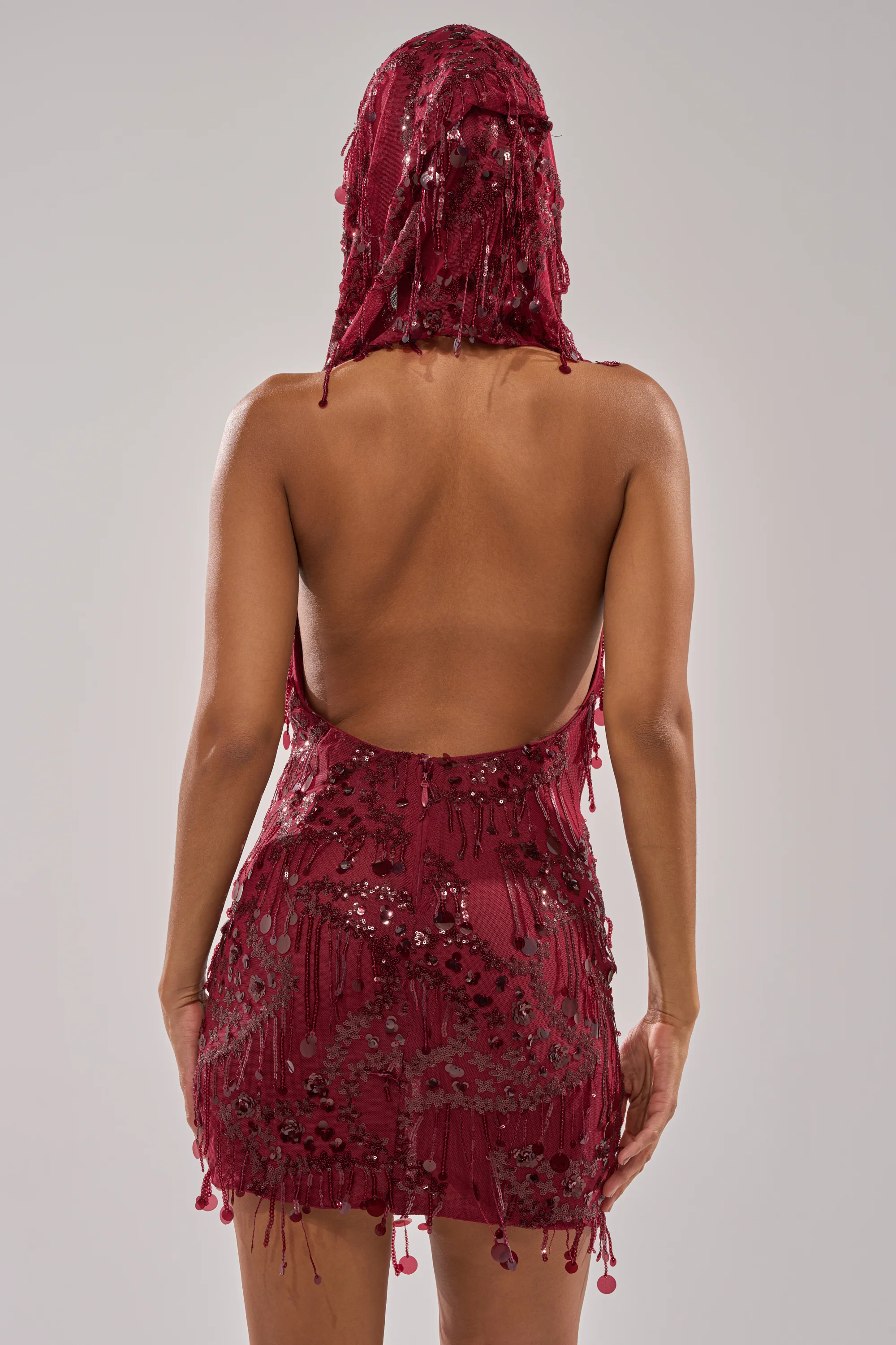 MOOD FOR THE NIGHT SEQUIN MINI DRESS - Image 7