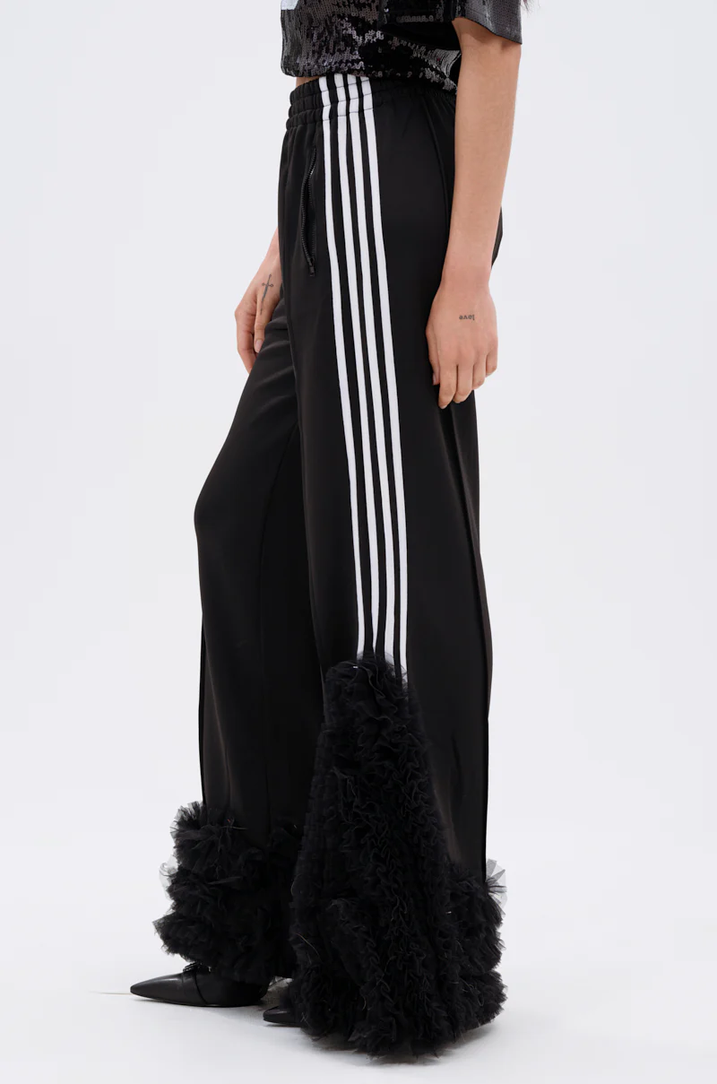 MODERN JAM TRACK PANT WITH TULLE IN BLACK - Image 5