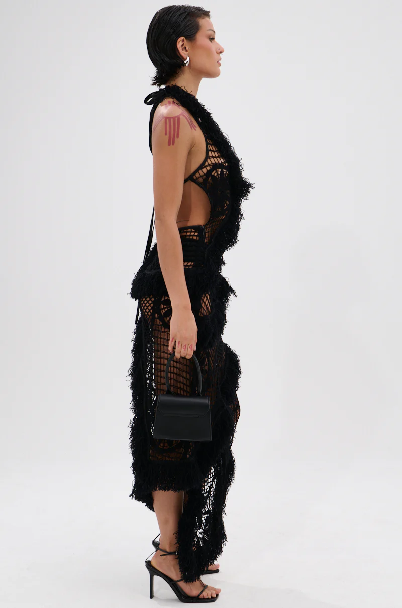 MOMENTS IN TIME CROCHET MAXI DRESS - Image 3
