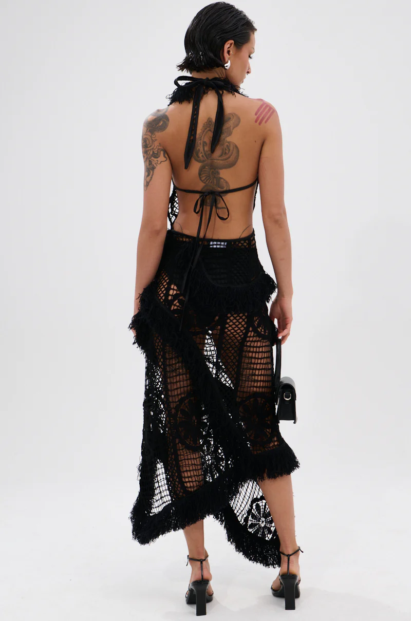MOMENTS IN TIME CROCHET MAXI DRESS - Image 5