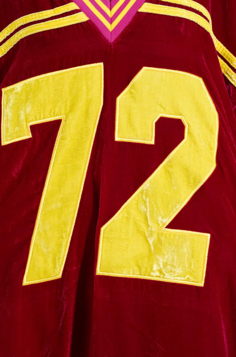 MOVING FORWARD VELVET JERSEY DRESS - Image 7