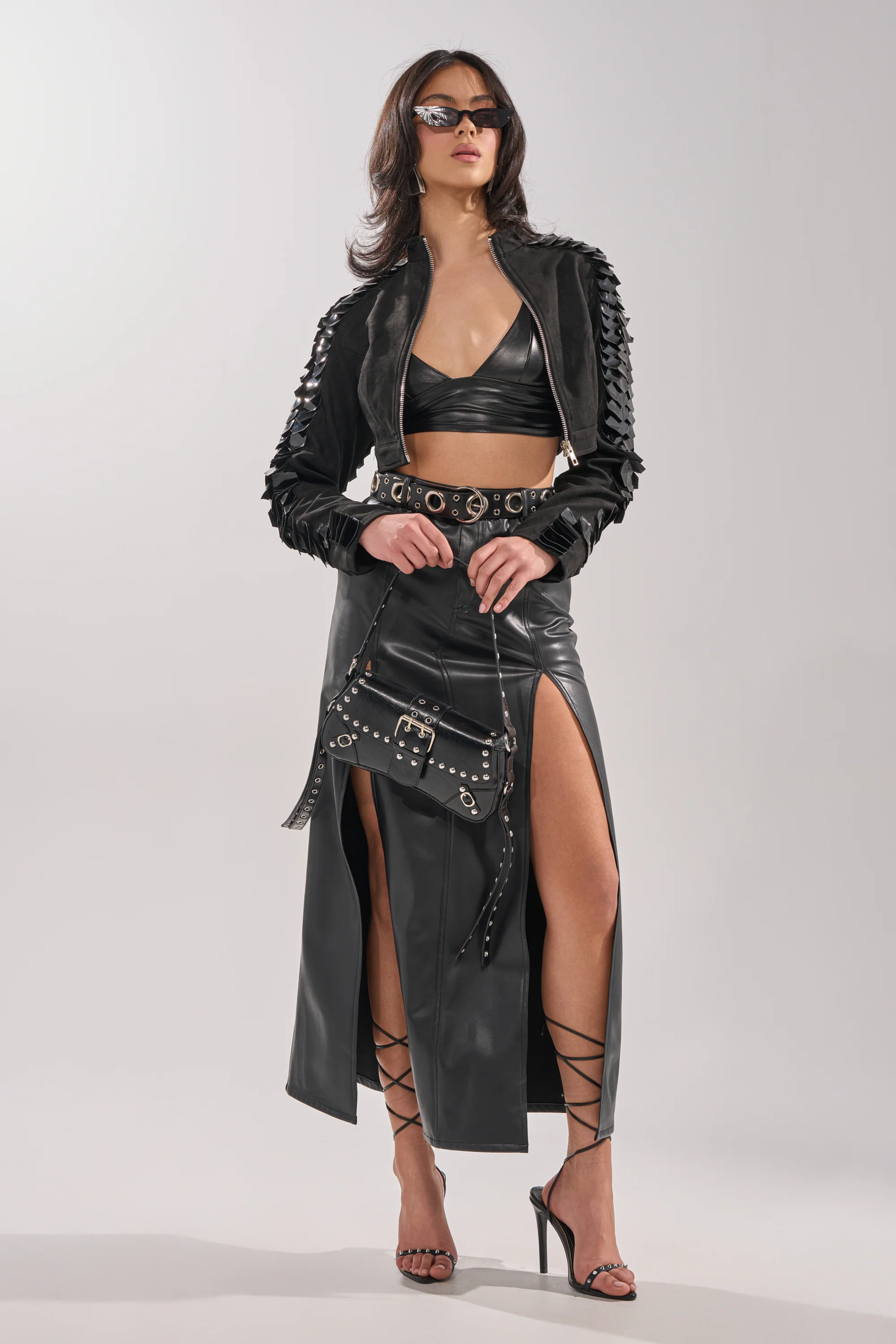 MOVING ON FAUX SUEDE MOTO - Image 7