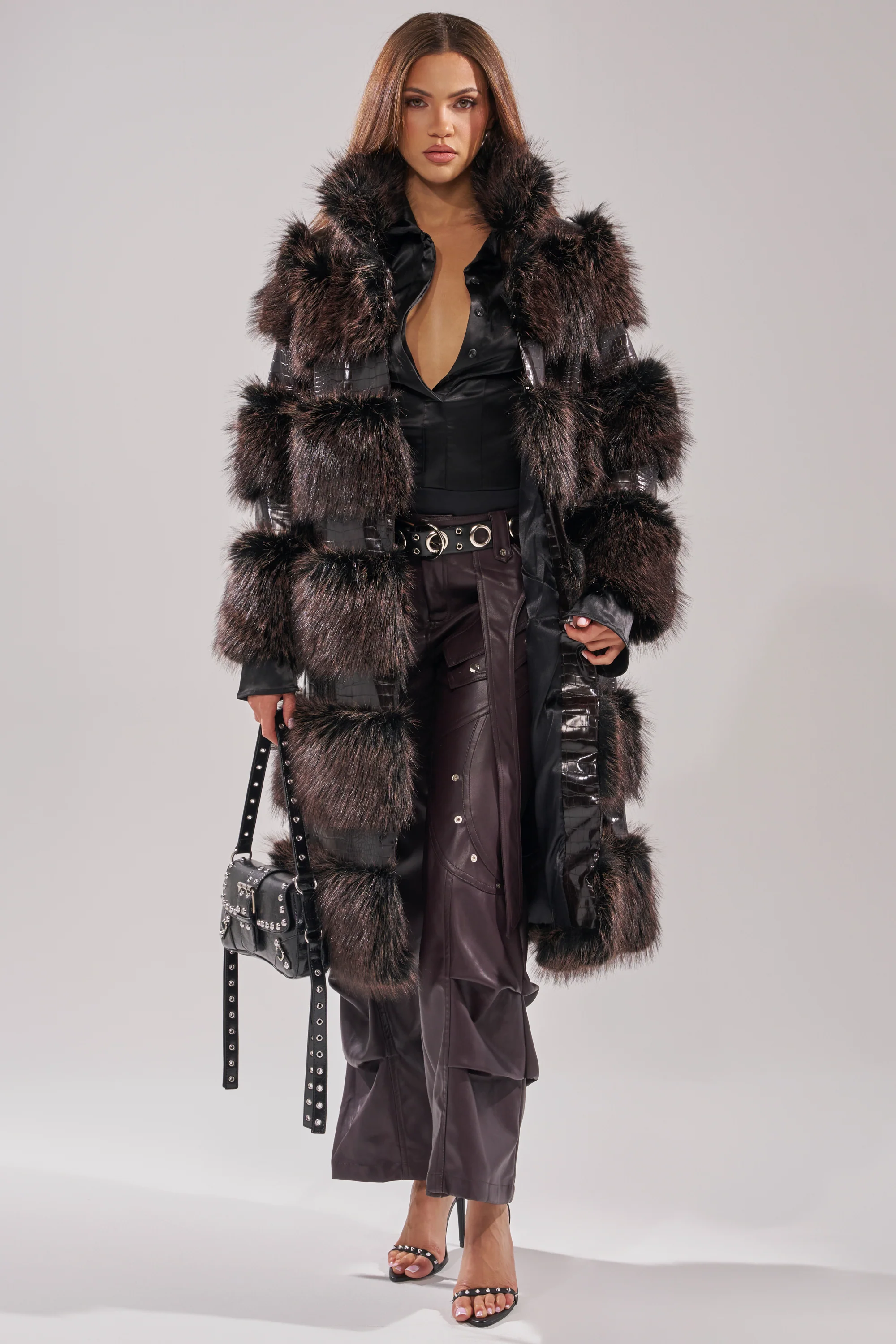 MOXIE FUR TRIM TRENCH - Image 2