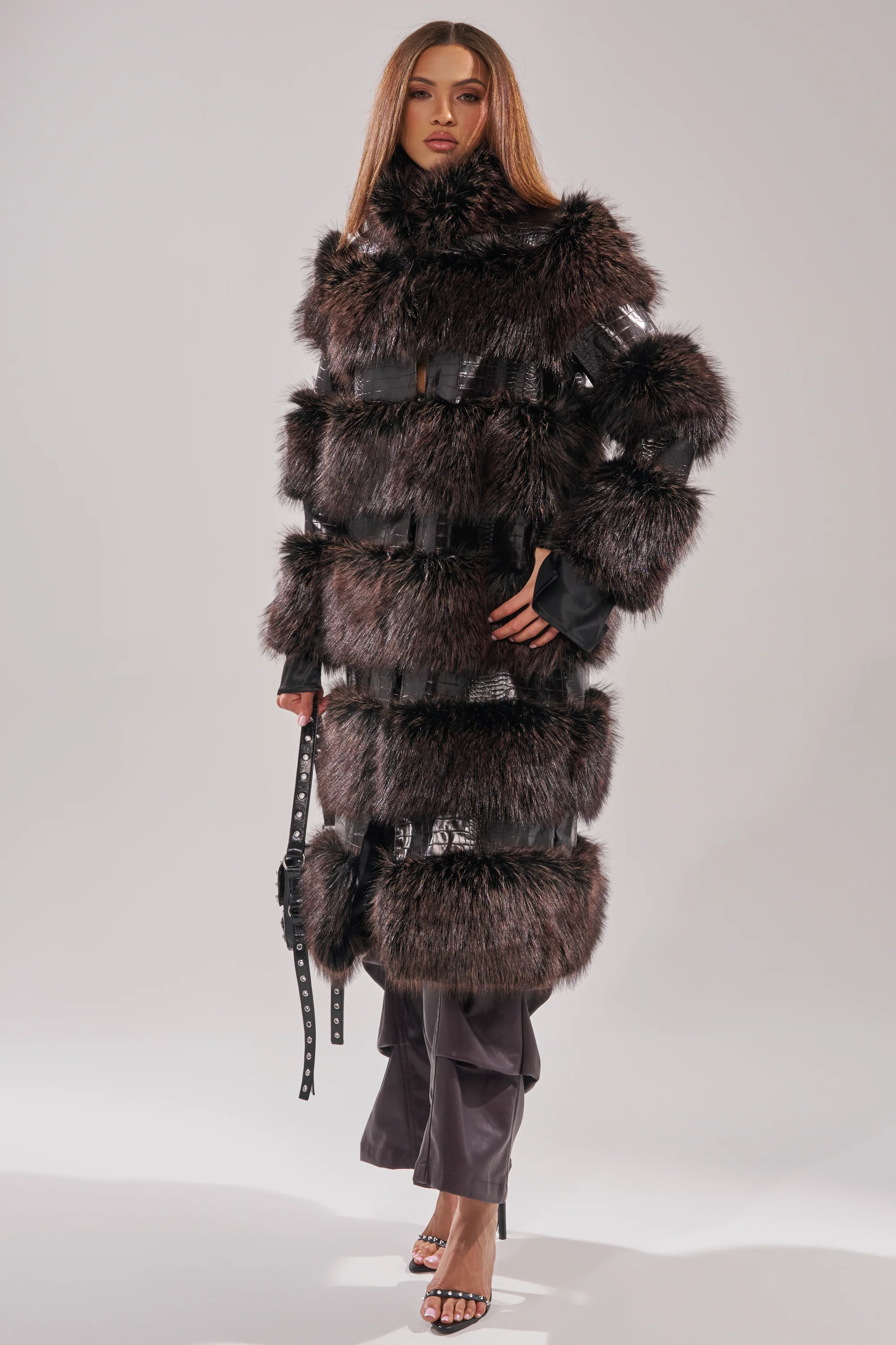 MOXIE FUR TRIM TRENCH - Image 7