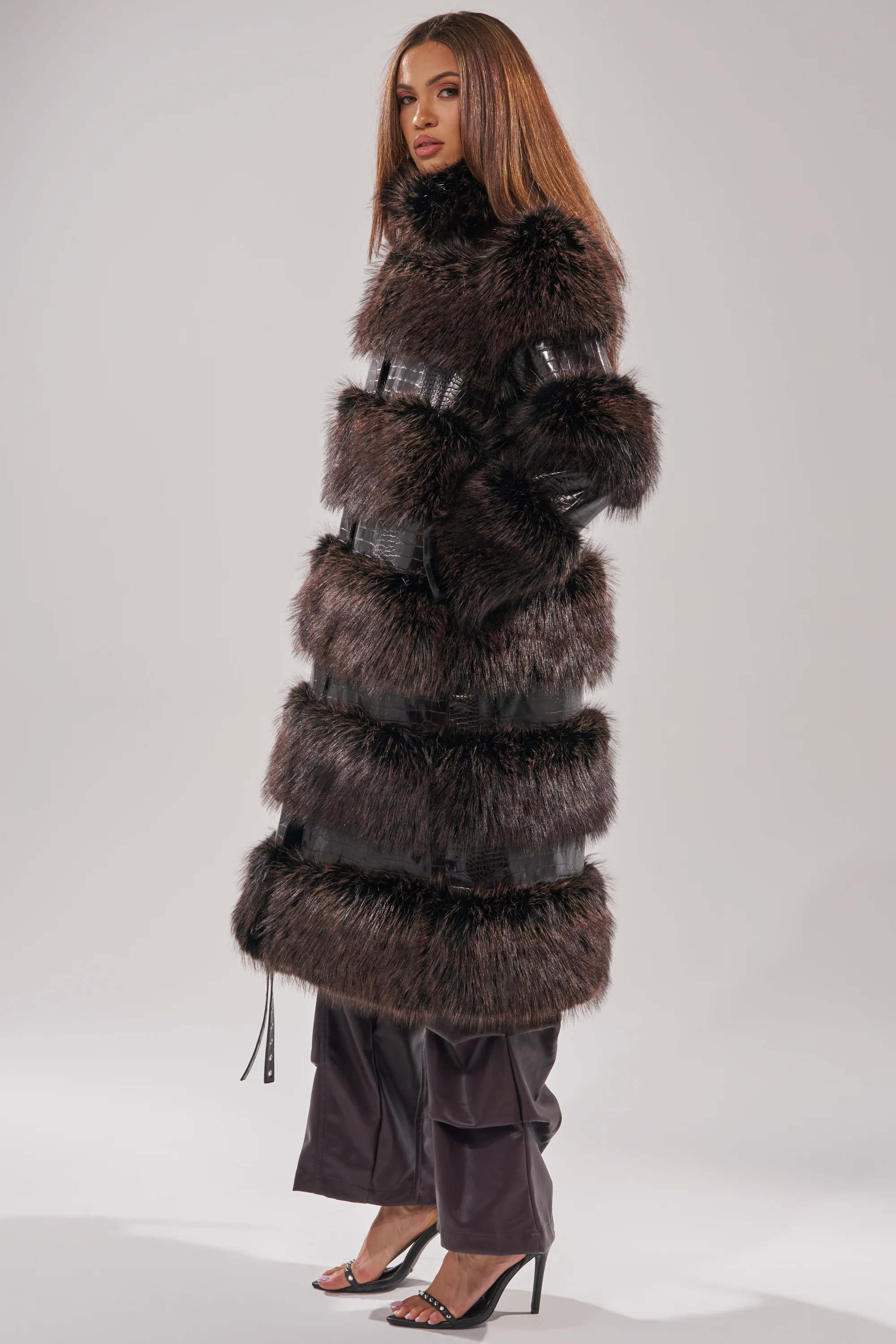MOXIE FUR TRIM TRENCH - Image 9