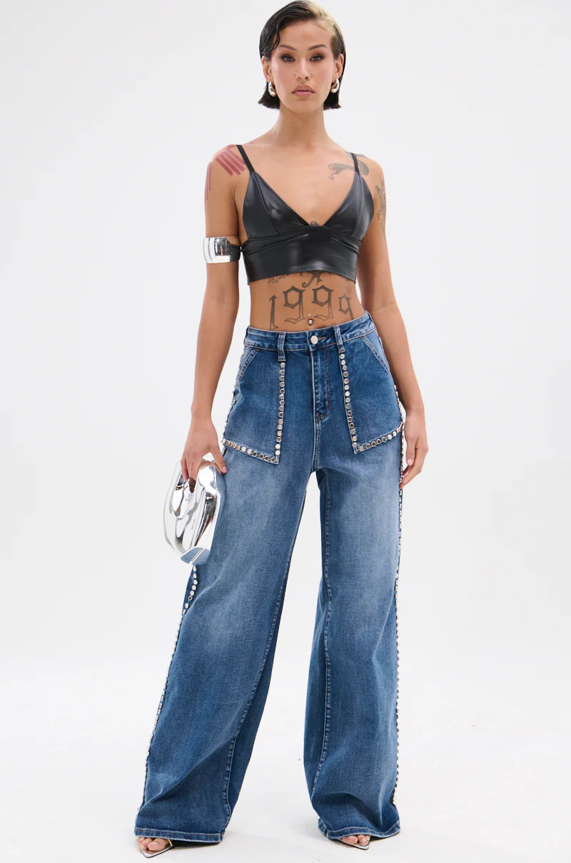 MY OWN THING STUDDED DENIM - Image 5