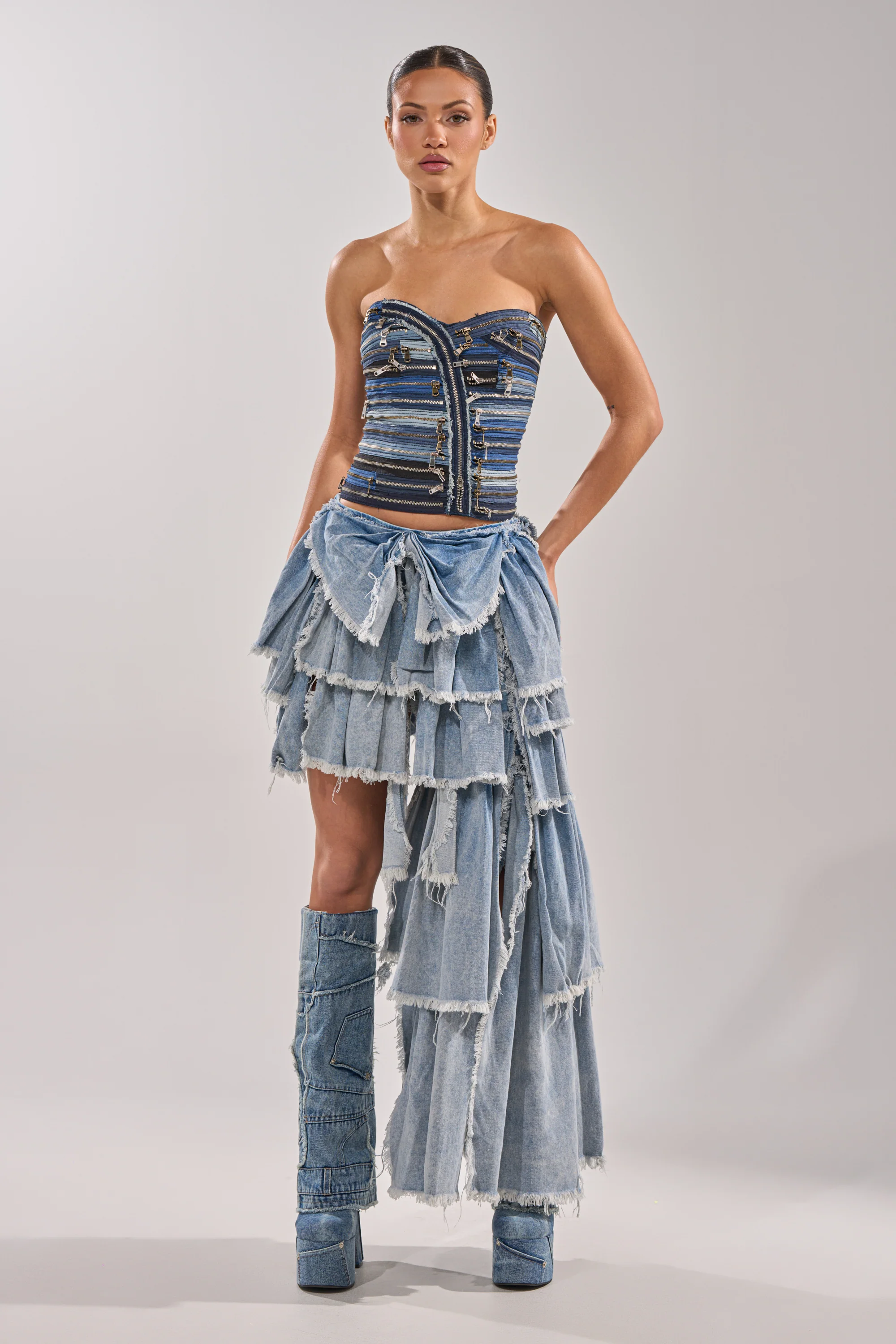 NAME YOUR GAME ZIPPER CORSET - Image 6