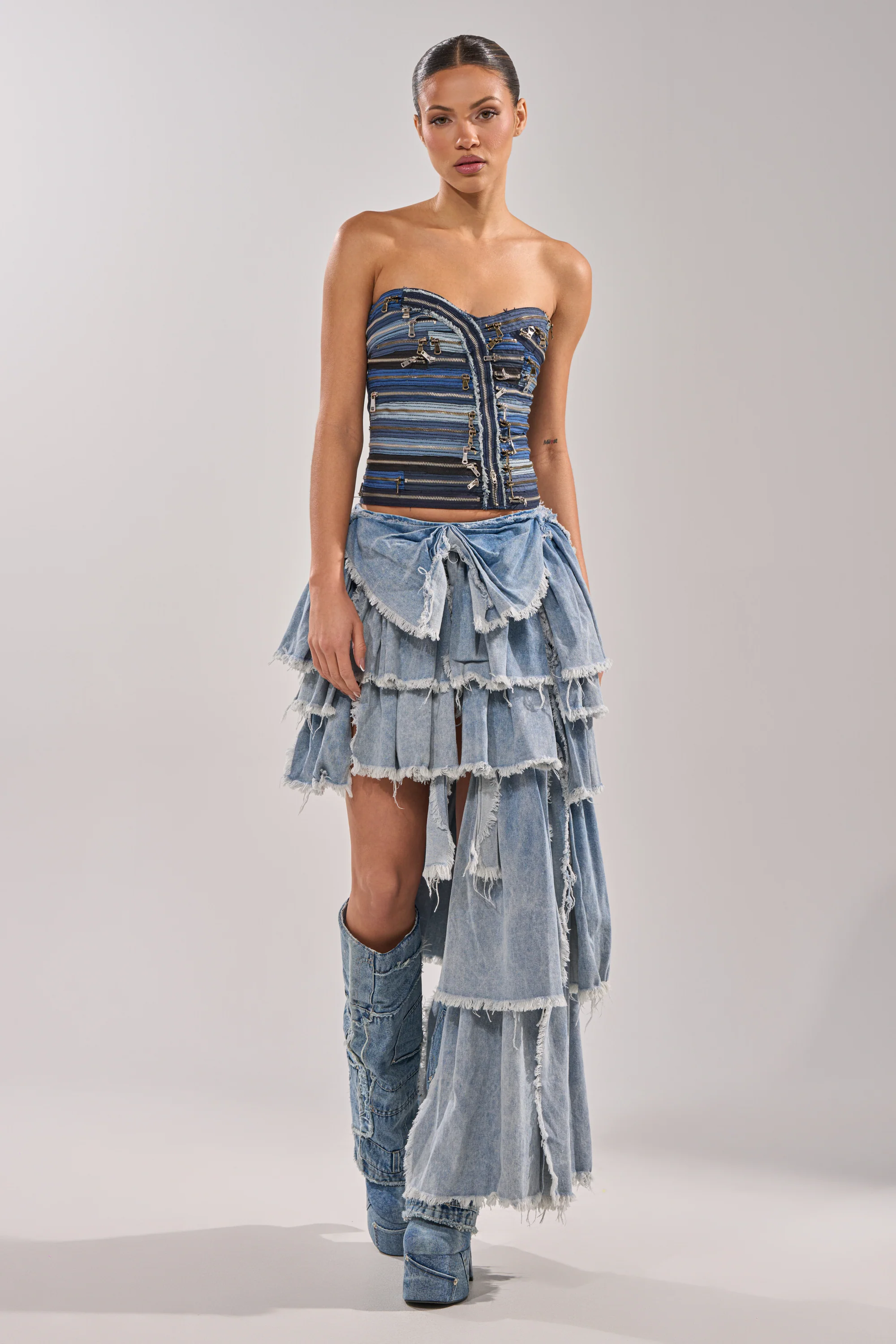 NAME YOUR GAME ZIPPER CORSET - Image 7