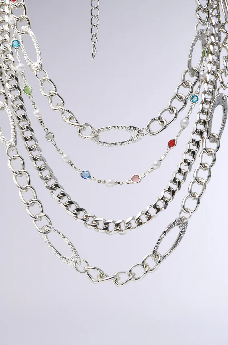 TAKE A NOTE SILVER NECKLACE - Image 3