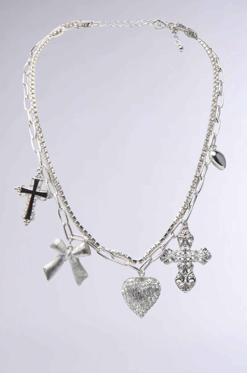 IT GIRL SILVER NECKLACE