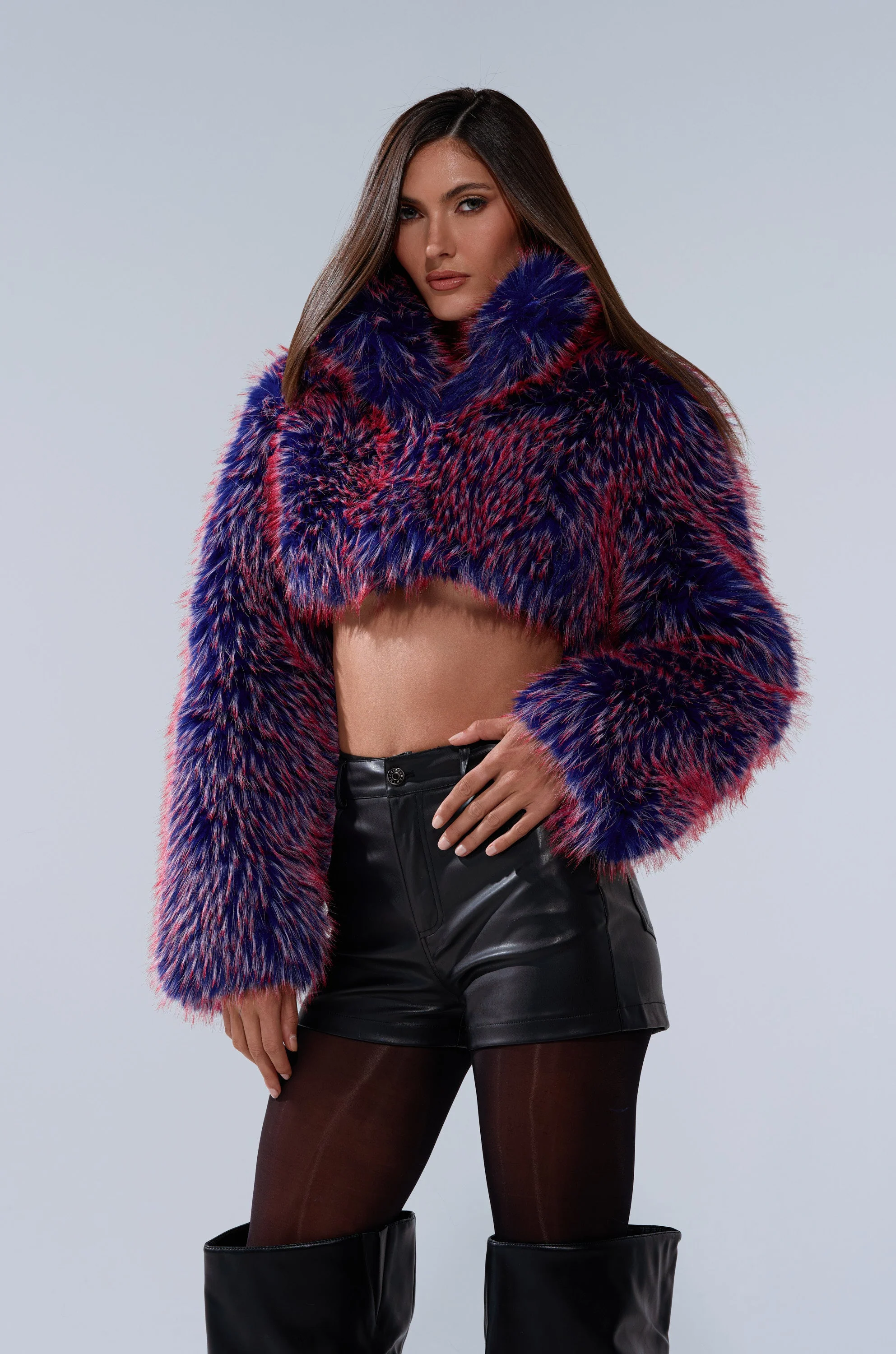 NELLIE FAUX FUR BOLERO - Image 3