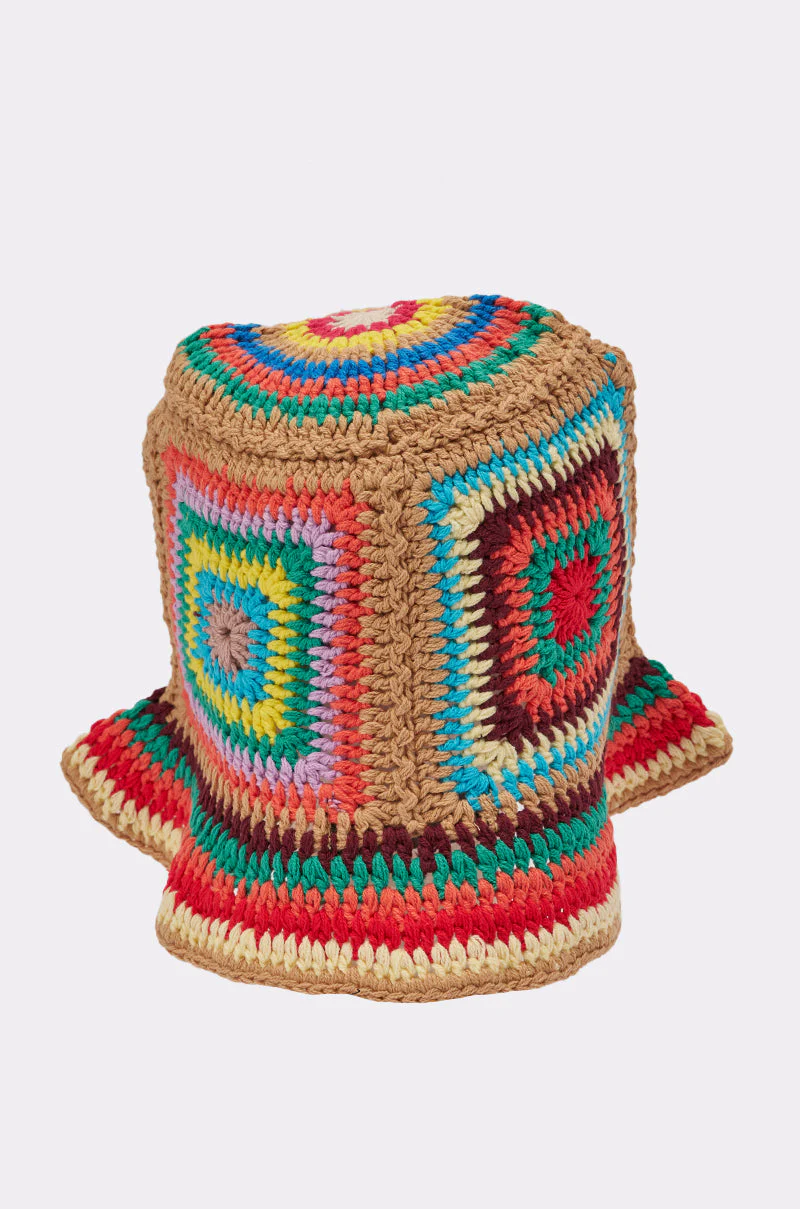 NEUTRAL VIBES CROCHET BUCKET HAT - Image 4