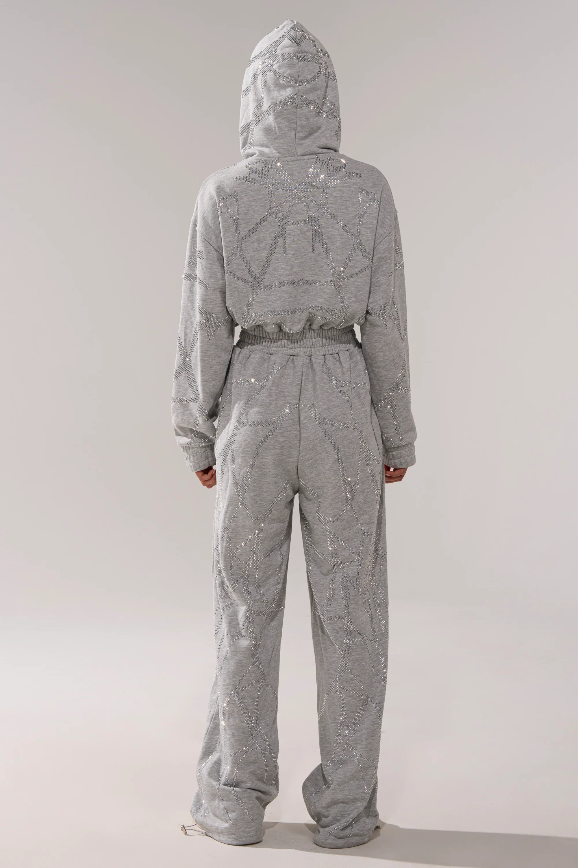 NEVER BUGGIN PRINTED FRENCH TERRY JUMPSUIT - Image 8