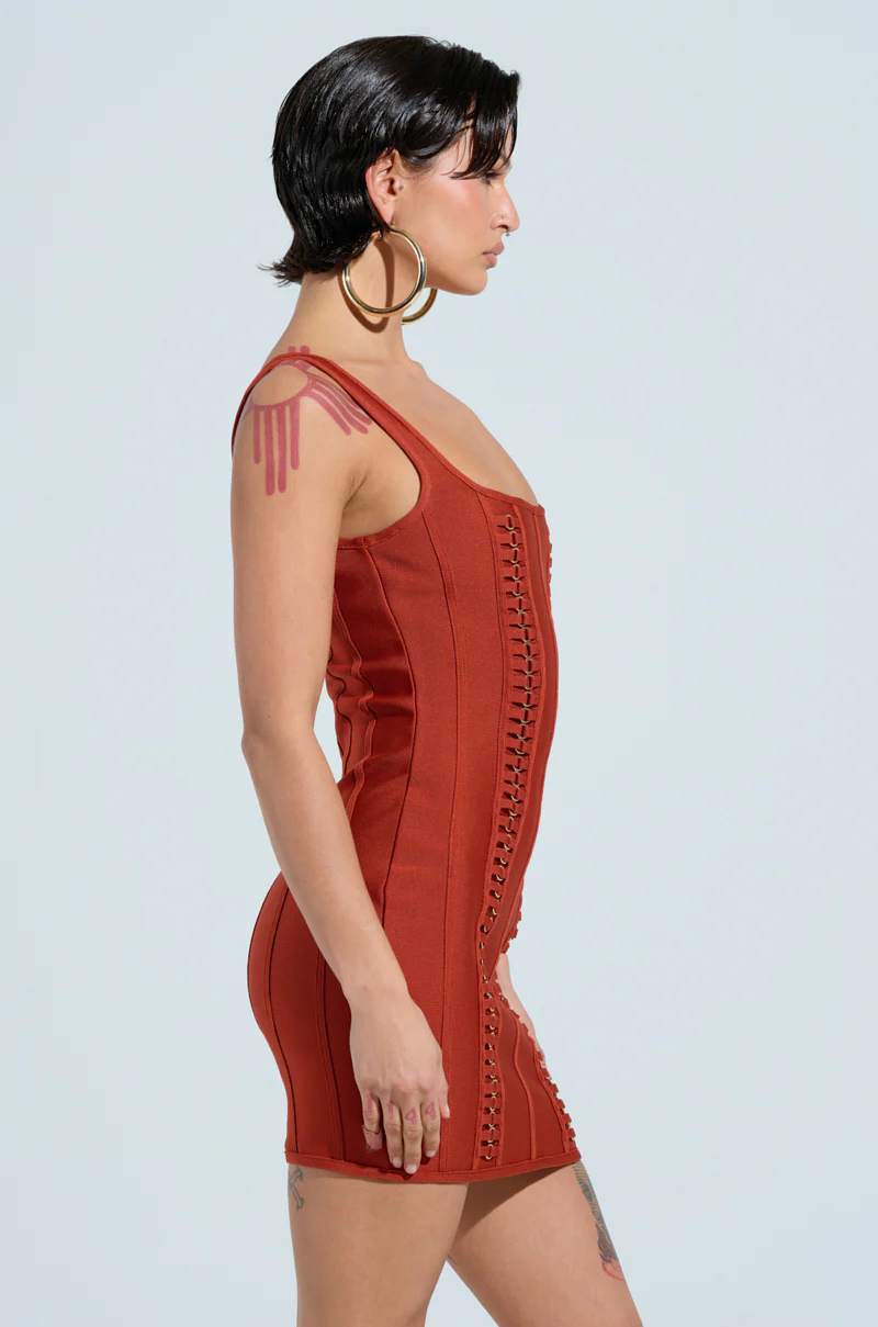 NEVER GOES OUT OF STYLE BANDAGE MINI DRESS - Image 3