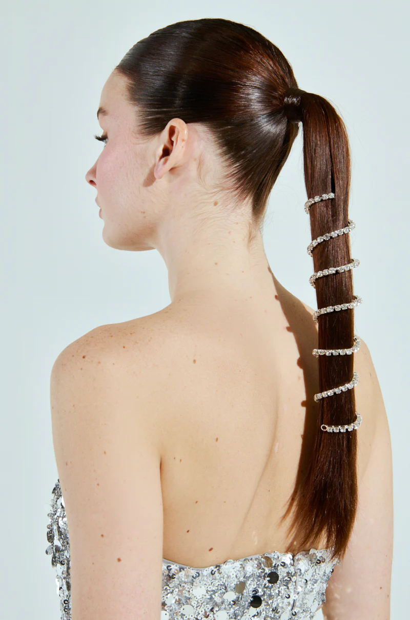 NEVER SPIRALING BLING PONY WRAP - Image 2