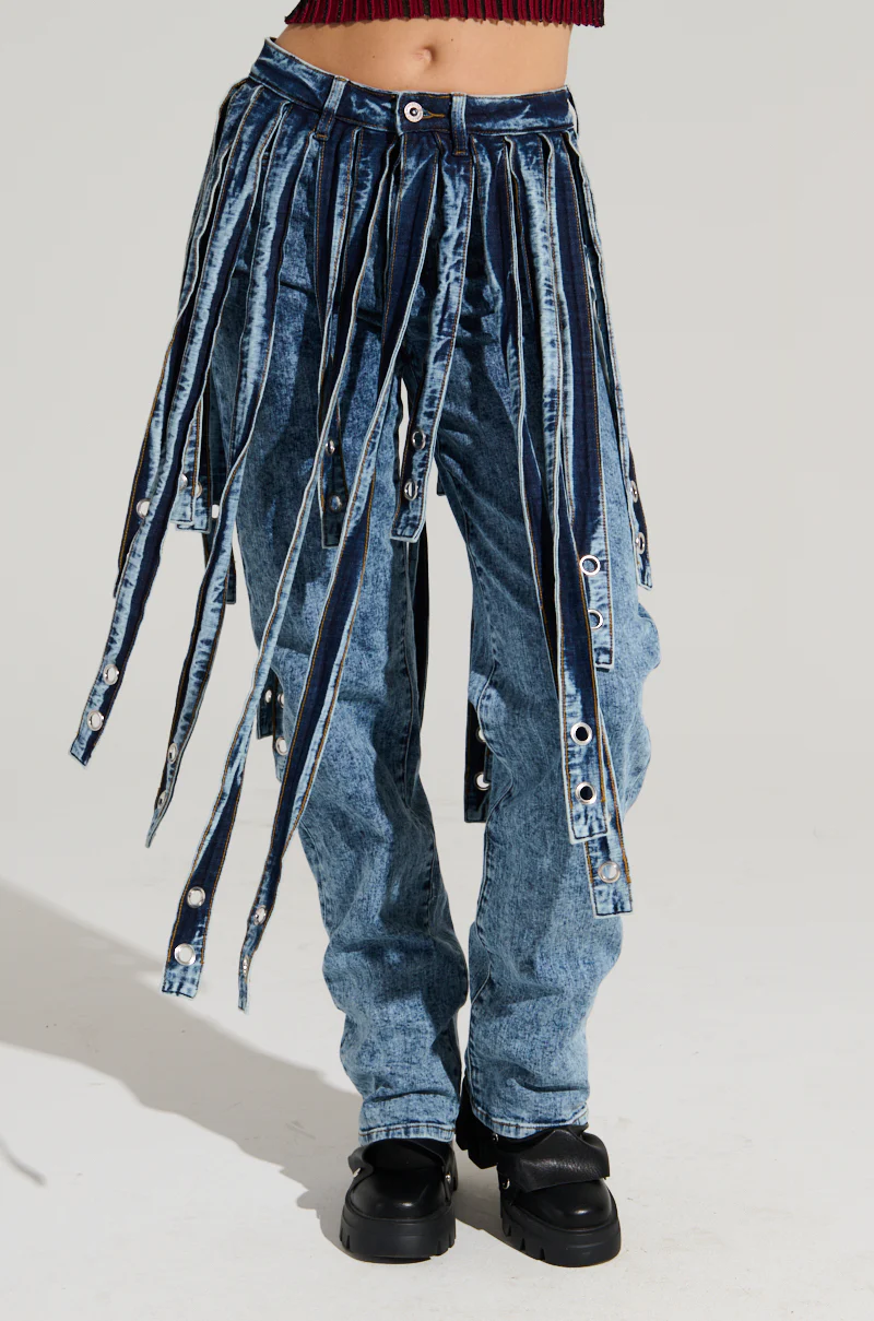 NEVER TOO LATE DENIM PANT - Image 3