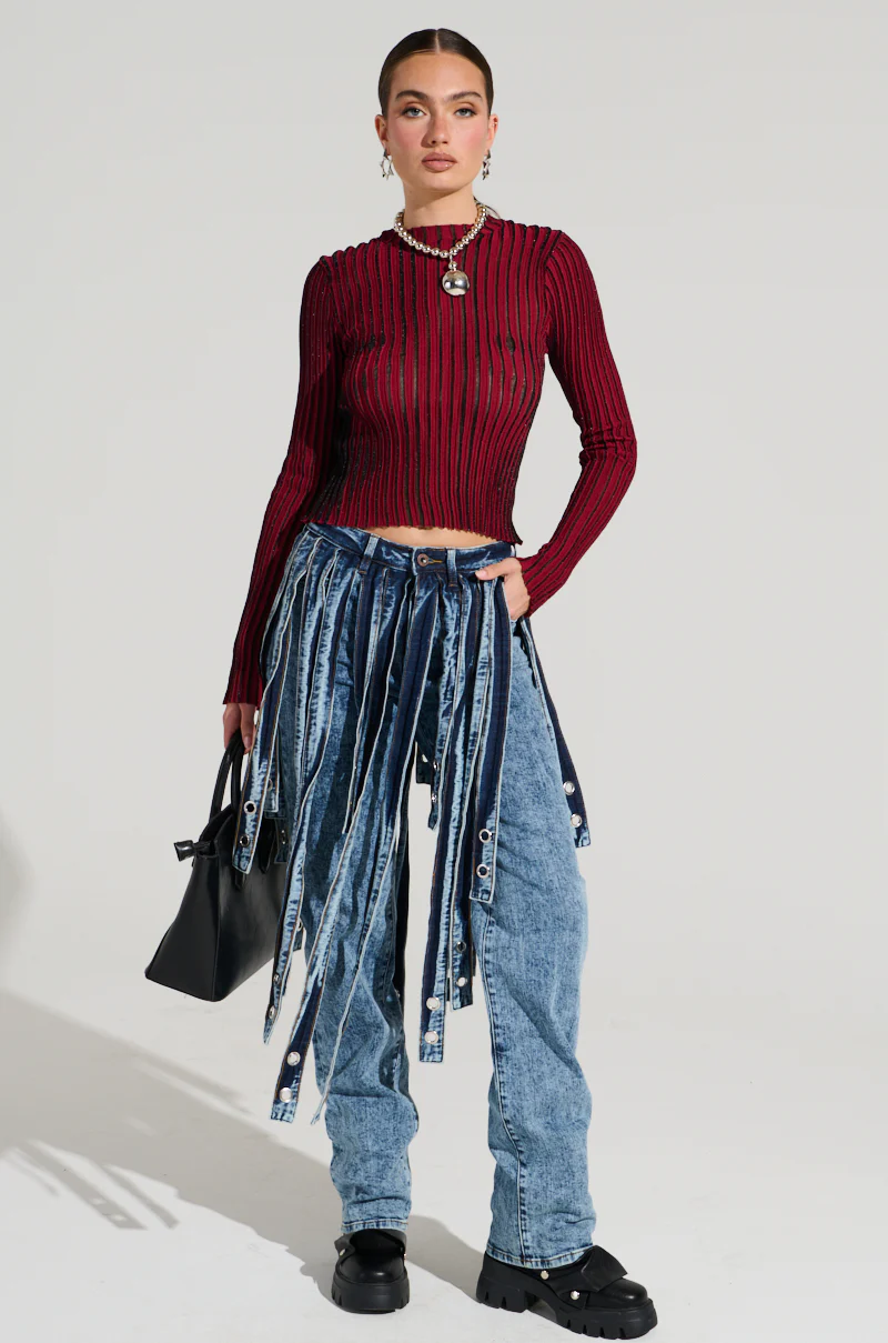 NEVER TOO LATE DENIM PANT - Image 6