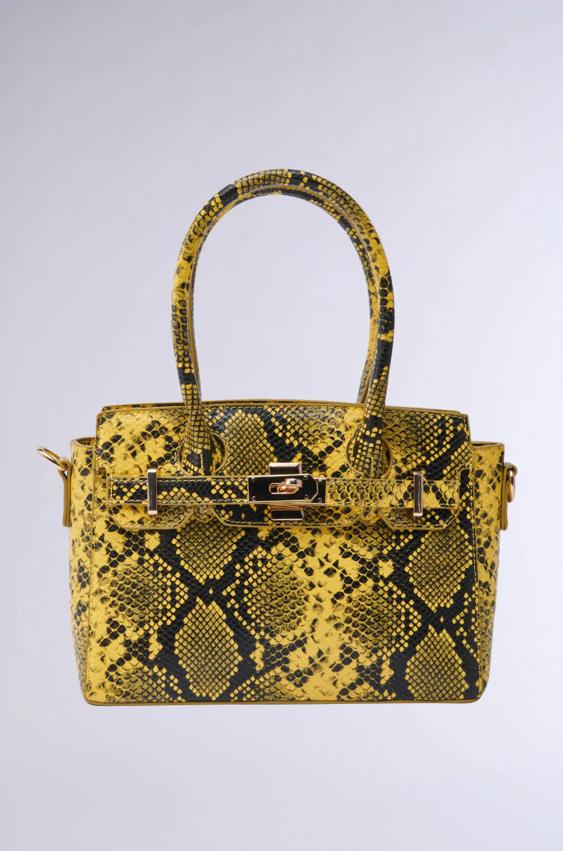NEVER TYPICAL SNAKE PRINT PURSE - Image 2