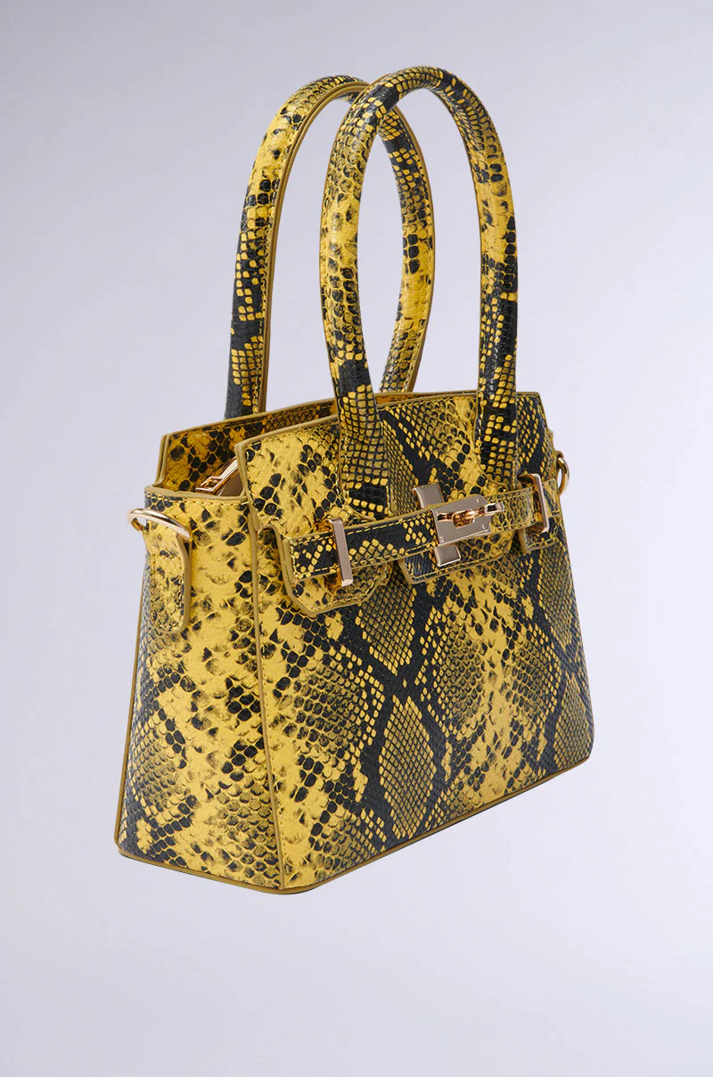 NEVER TYPICAL SNAKE PRINT PURSE - Image 3