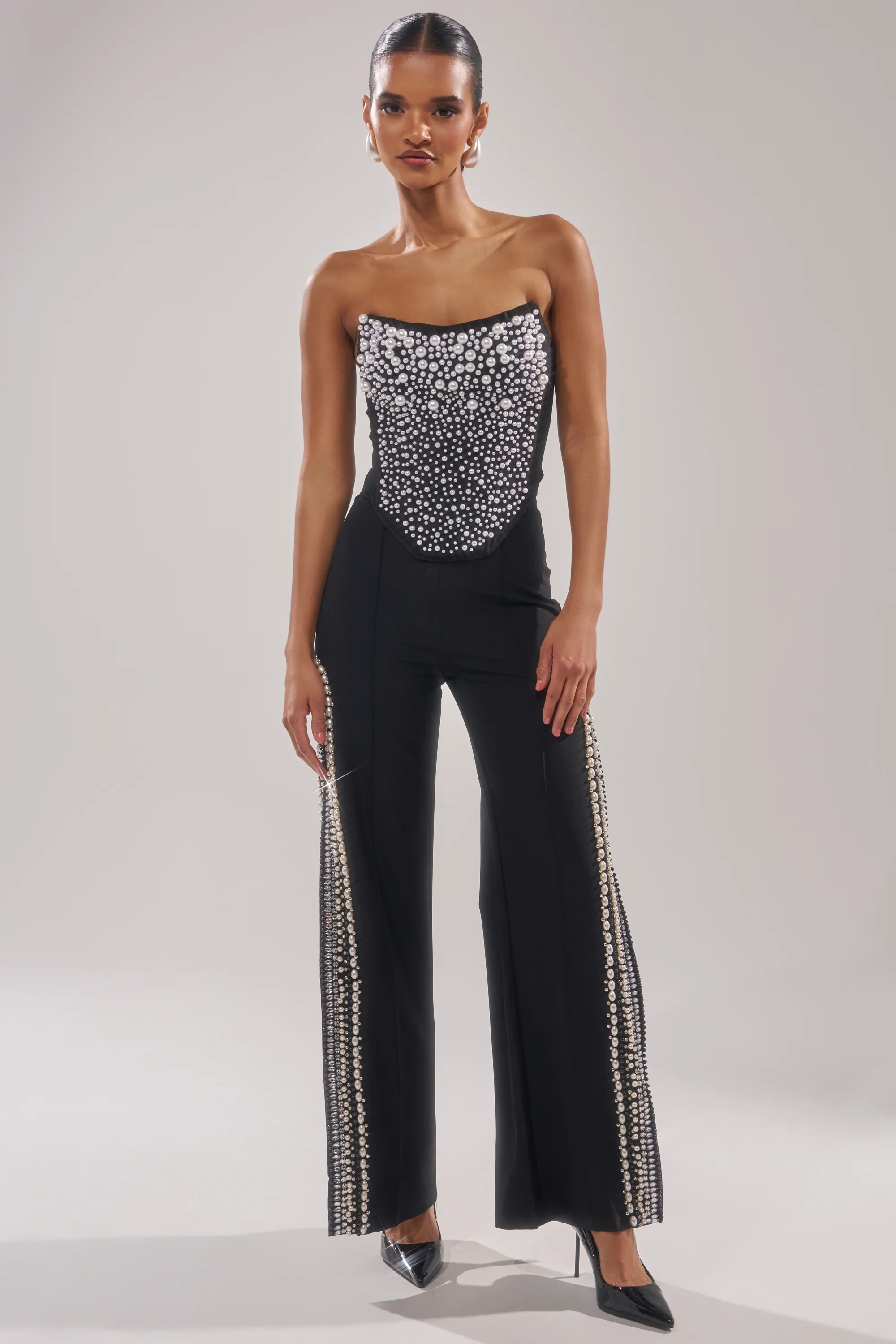 NEVER YOURS ALL OVER PEARL CORSET - Image 6
