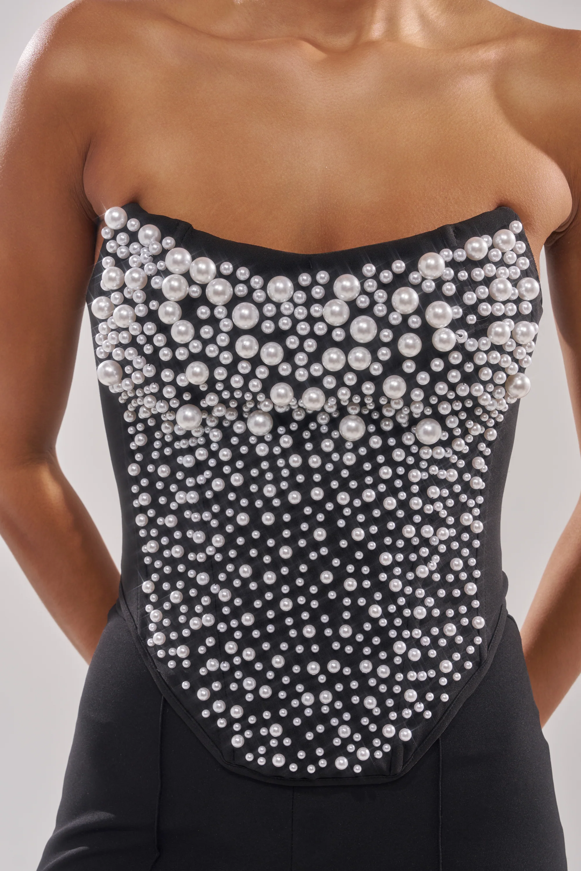 NEVER YOURS ALL OVER PEARL CORSET - Image 8