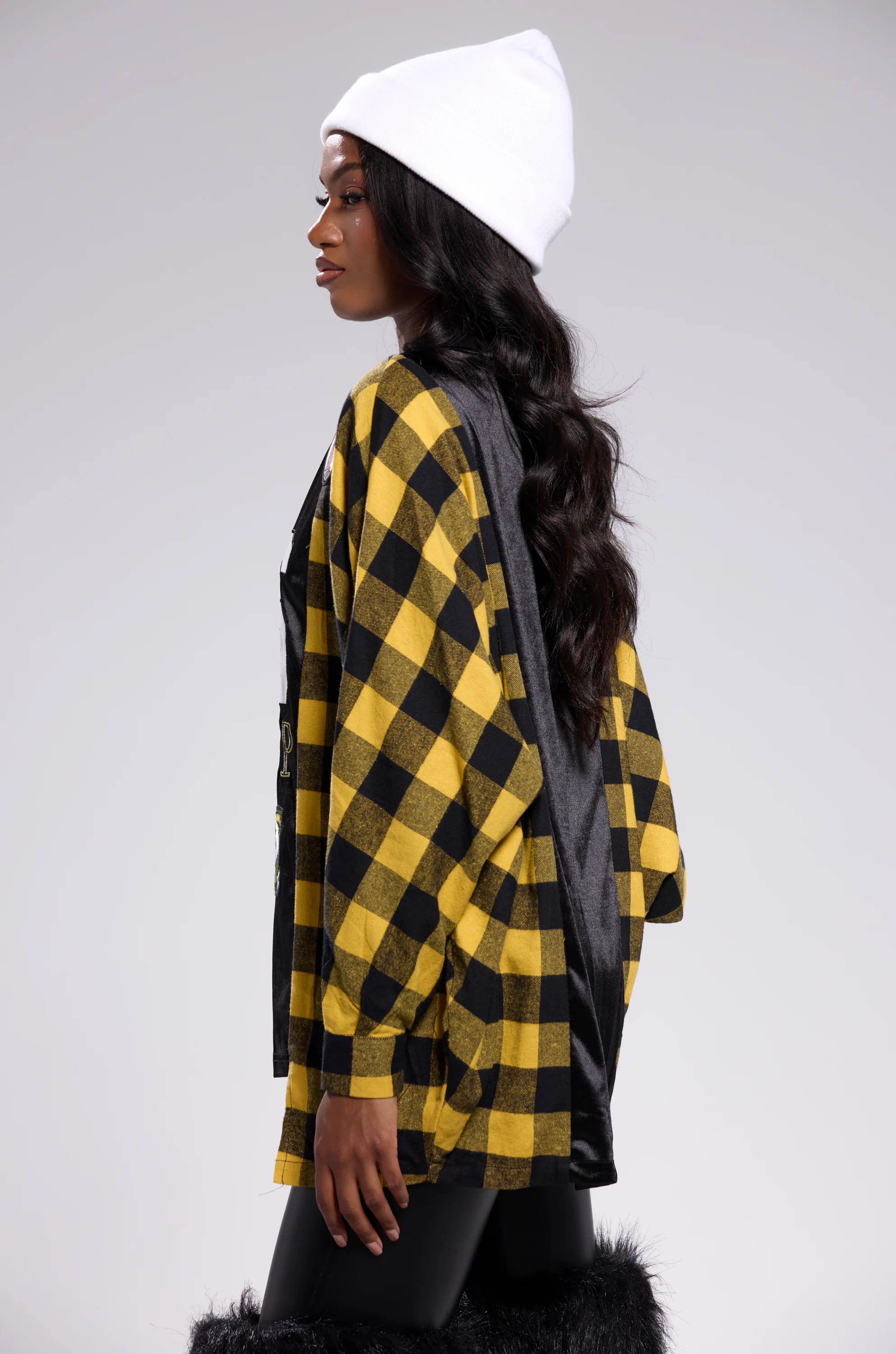 NEW CHAMP REBUILT JERSEY FLANNEL TOP - Image 4