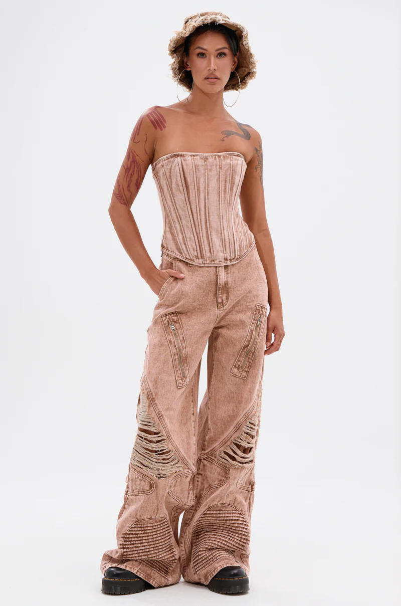 NEW ITEM DISTRESSED DENIM JEAN - Image 6