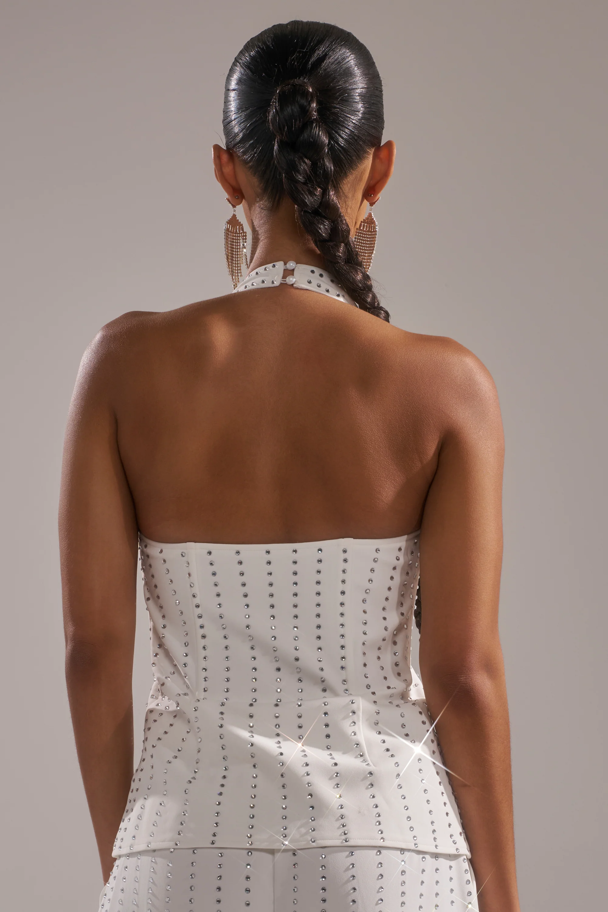 NEW YEARS QUEEN VEST IN WHITE - Image 4