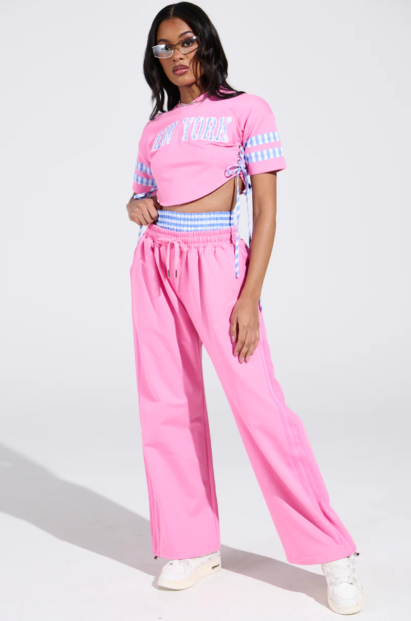 NEW YORK GINGHAM CROP TOP - Image 5