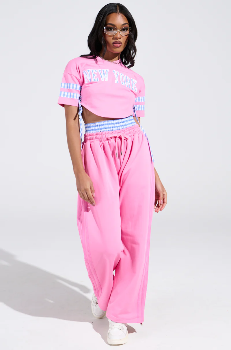 NEW YORK GINGHAM CROP TOP - Image 6
