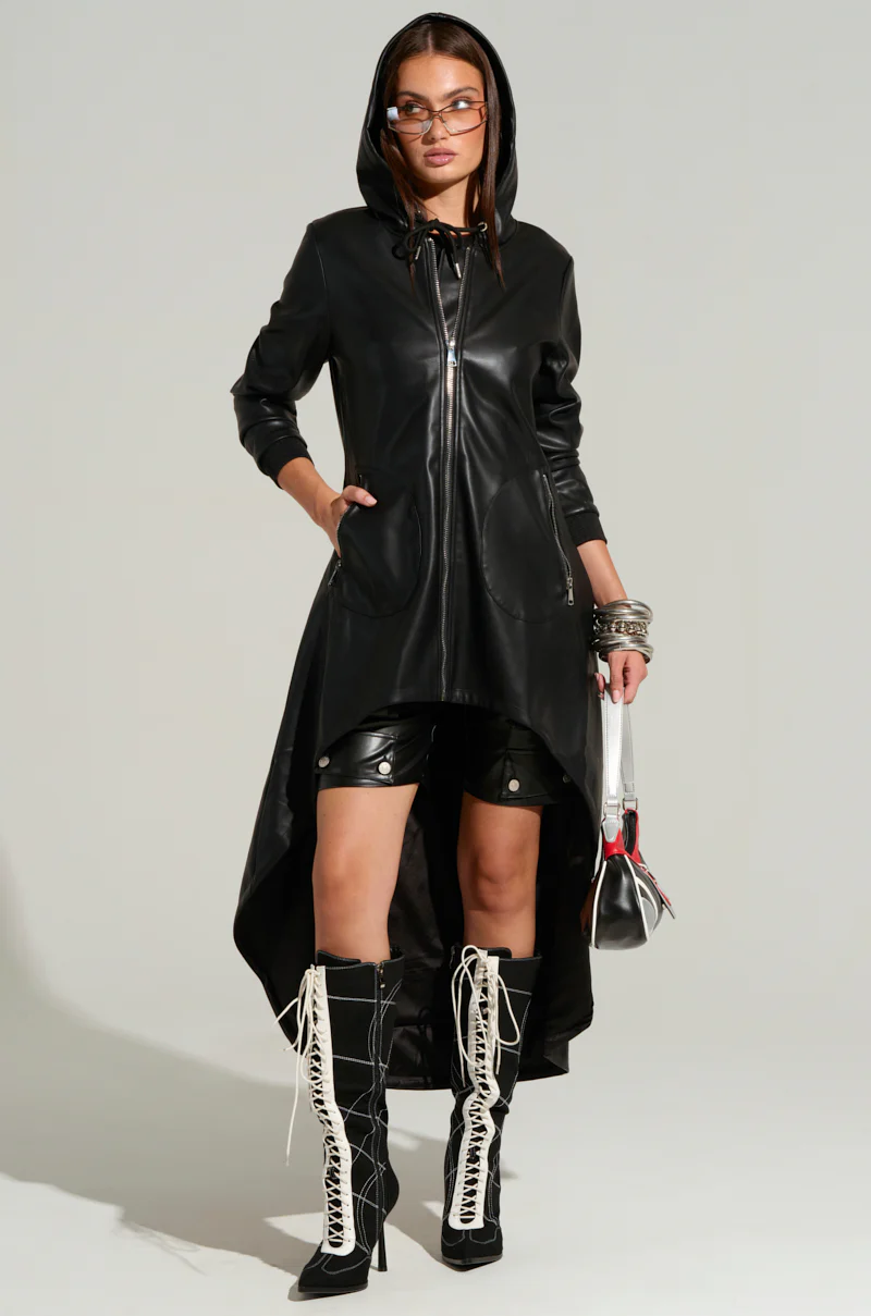 NEW YORK MINUTE HIGH LOW TRENCH - Image 2