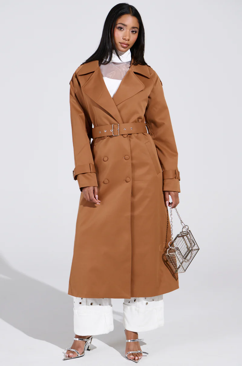 NEW YORK MINUTE TRENCH IN BROWN - Image 5