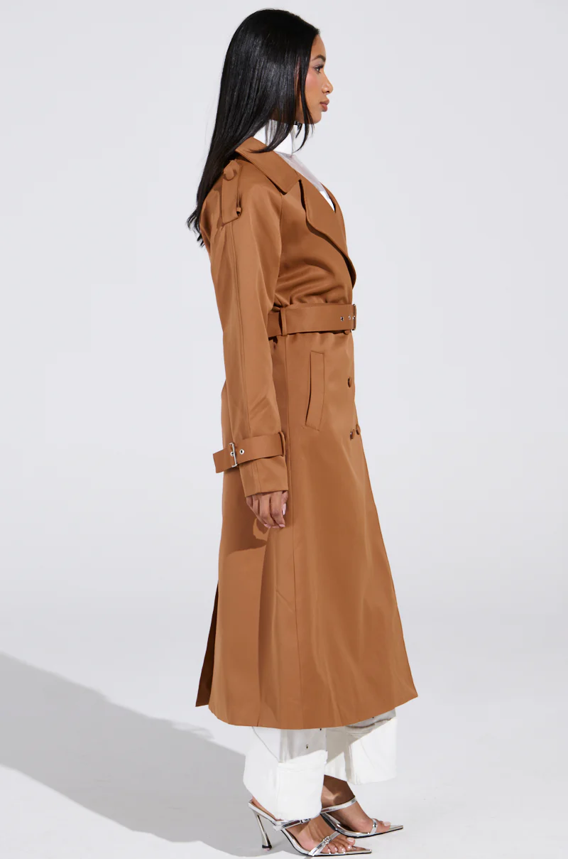 NEW YORK MINUTE TRENCH IN BROWN - Image 6