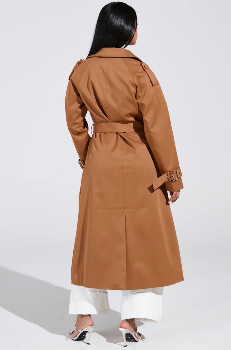 NEW YORK MINUTE TRENCH IN BROWN - Image 7