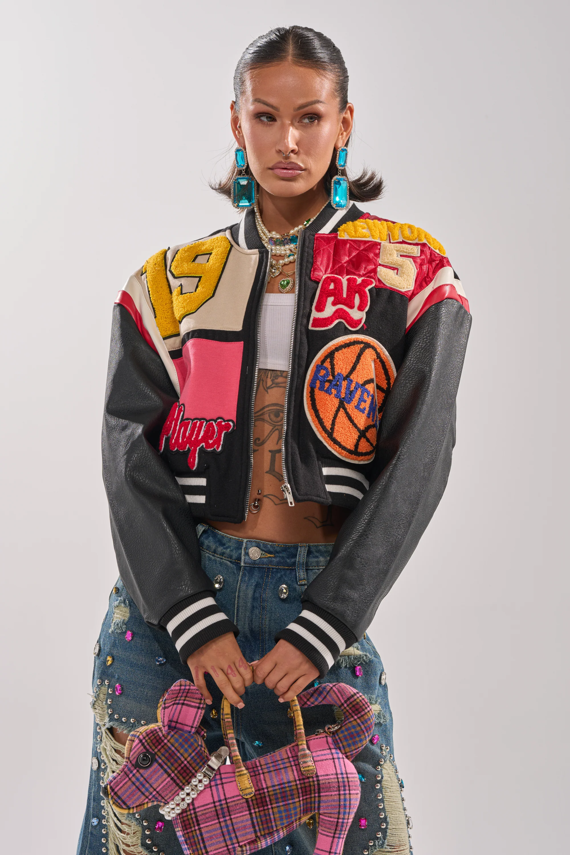 NEW YORK NEW YORK VARSITY BOMBER - Image 2
