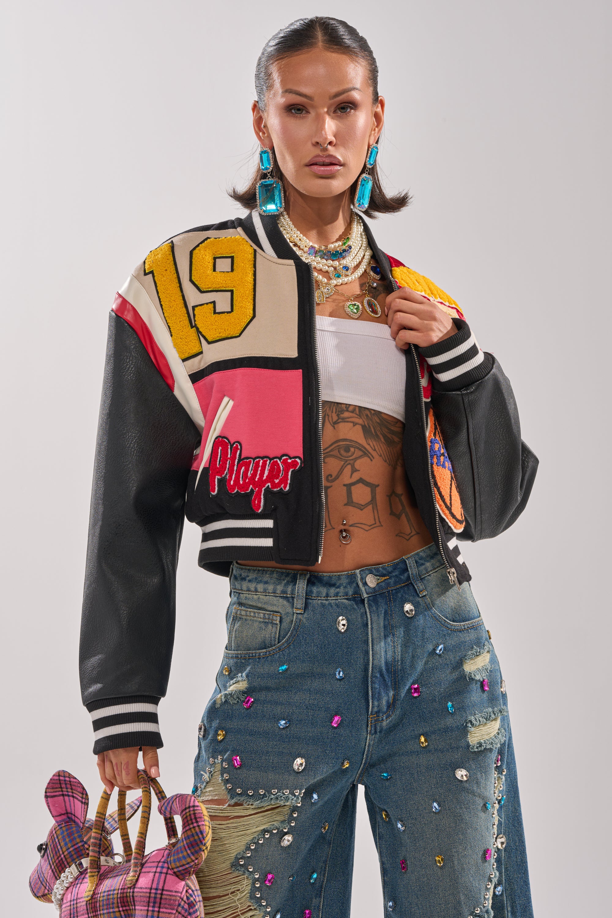 NEW YORK NEW YORK VARSITY BOMBER - Image 3
