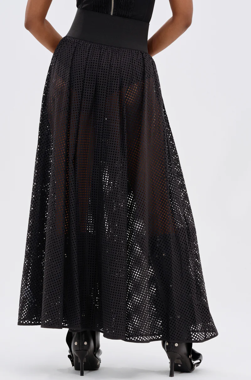 NICOLE BELTED MAXI SKIRT - Image 7