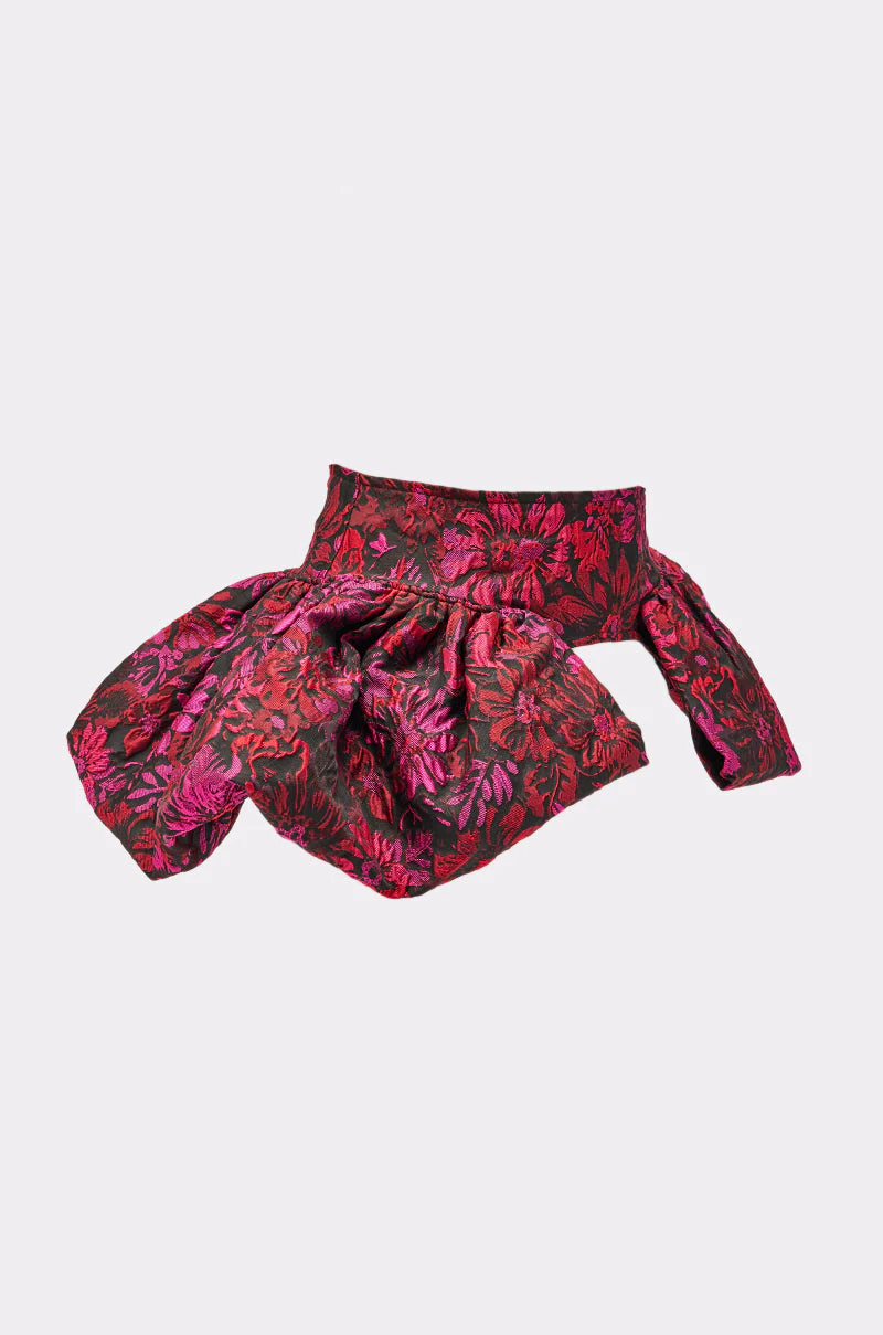 NIGHTLY FLORAL PEPLUM BELT - Image 8