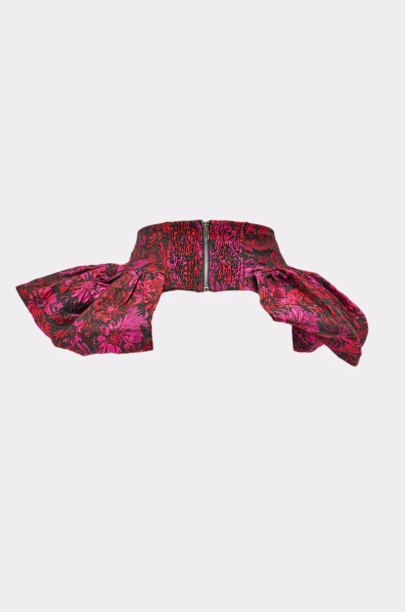 NIGHTLY FLORAL PEPLUM BELT - Image 9