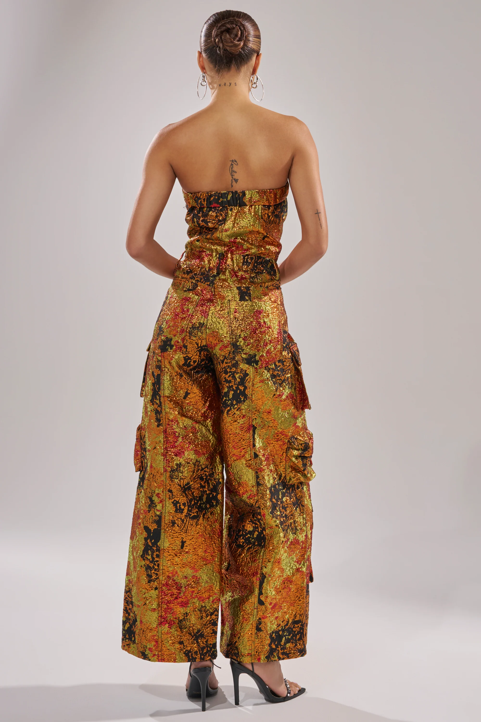 NIKKI BROCADE JUMPSUIT - Image 5