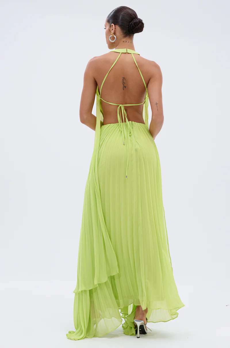 NIXEN MAXI DRESS WITH CHIFFON OVERLAY - Image 6