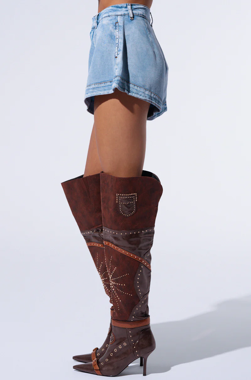 NO APOLOGIES DENIM SHORT - Image 3
