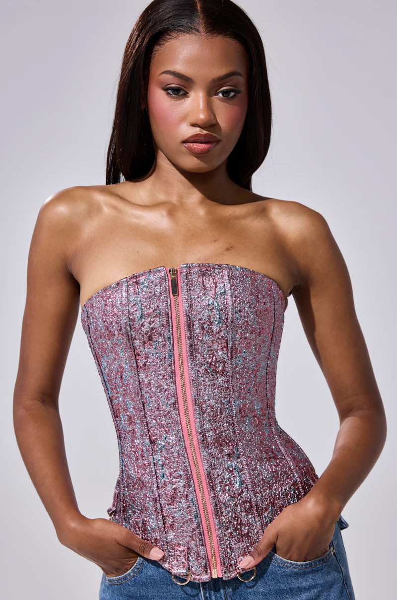 NO COMPETITION BROCADE CORSET - Image 5