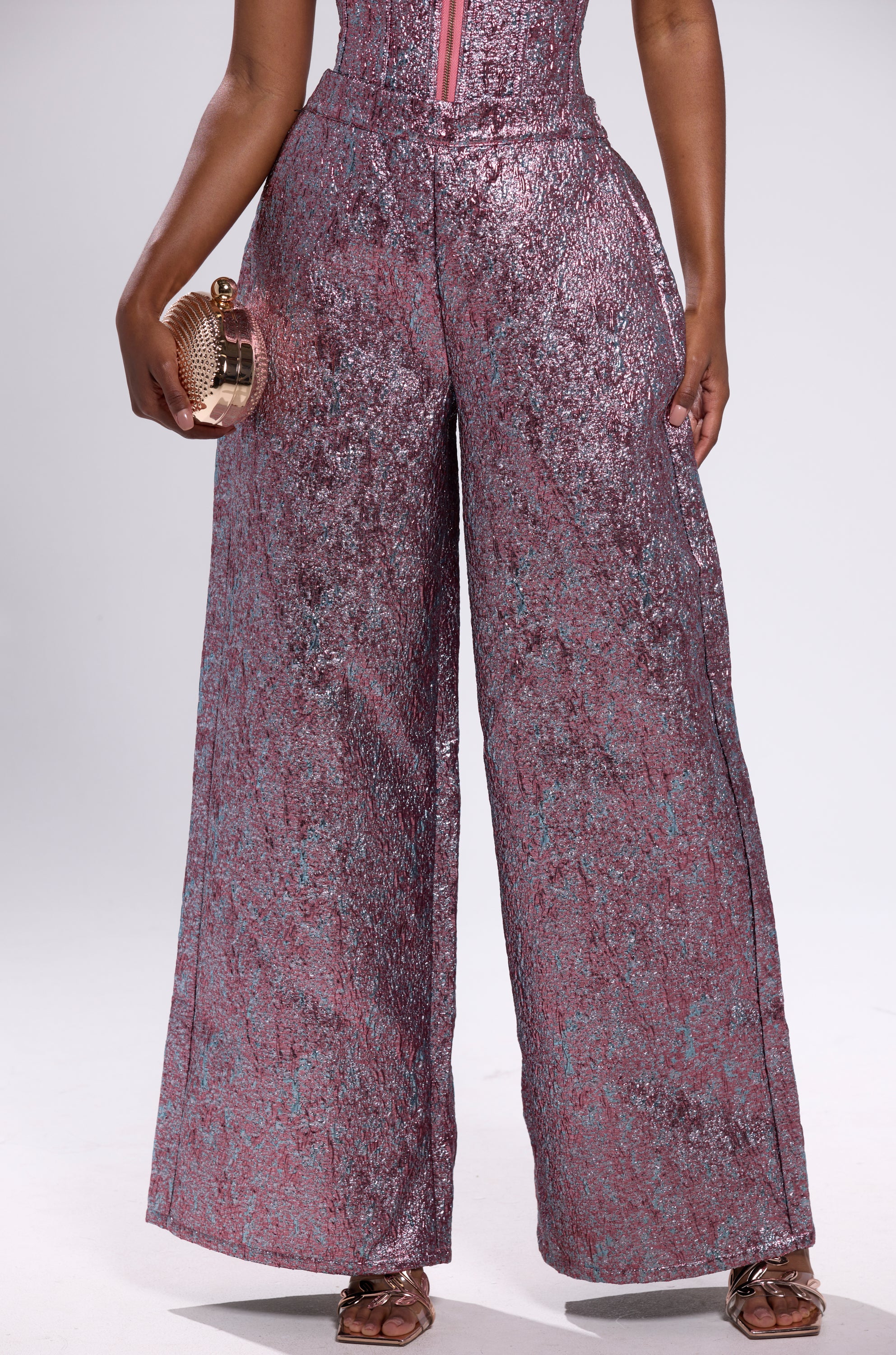 NO COMPETITION BROCADE TROUSER - Image 2