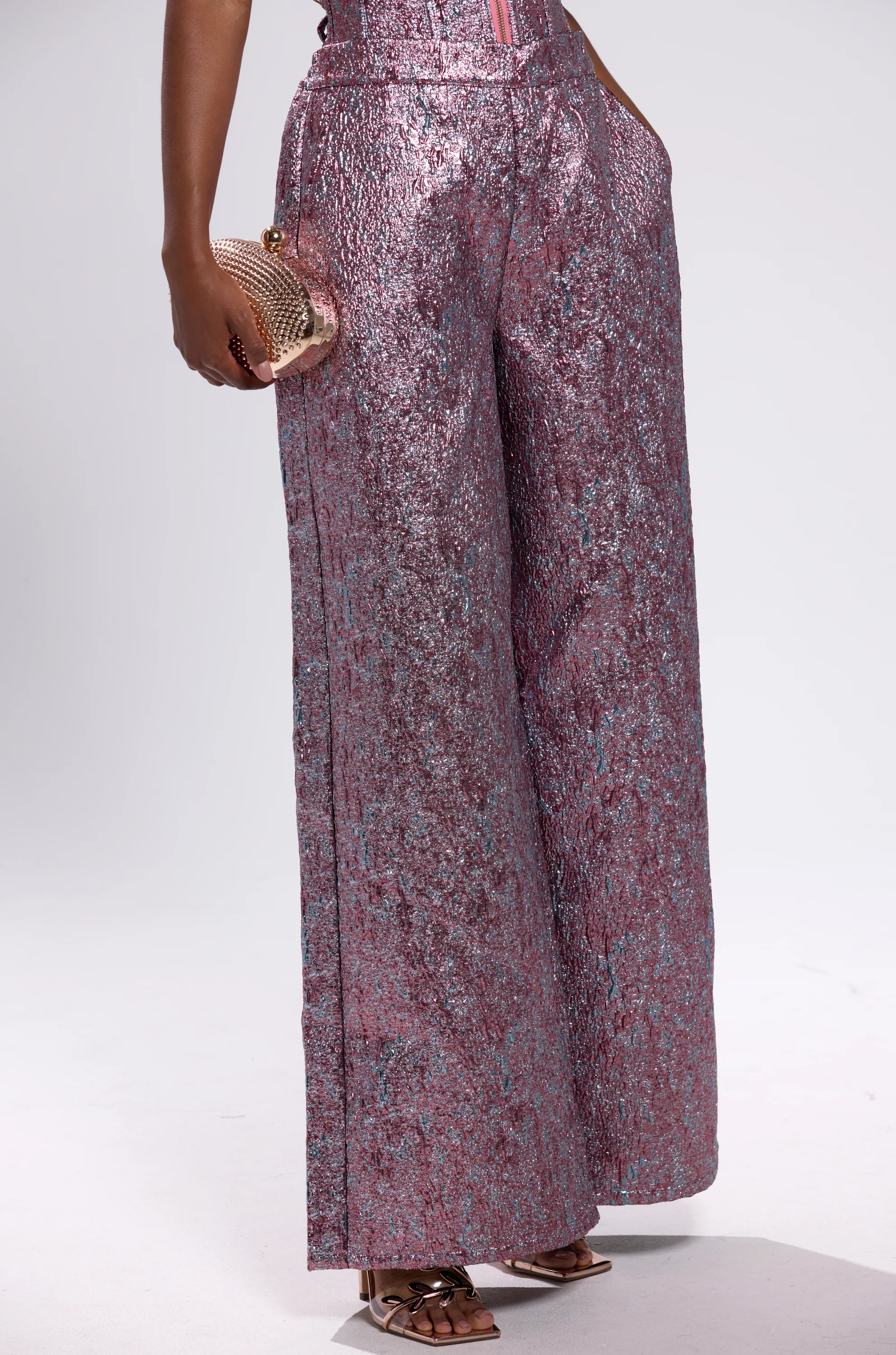 NO COMPETITION BROCADE TROUSER - Image 3