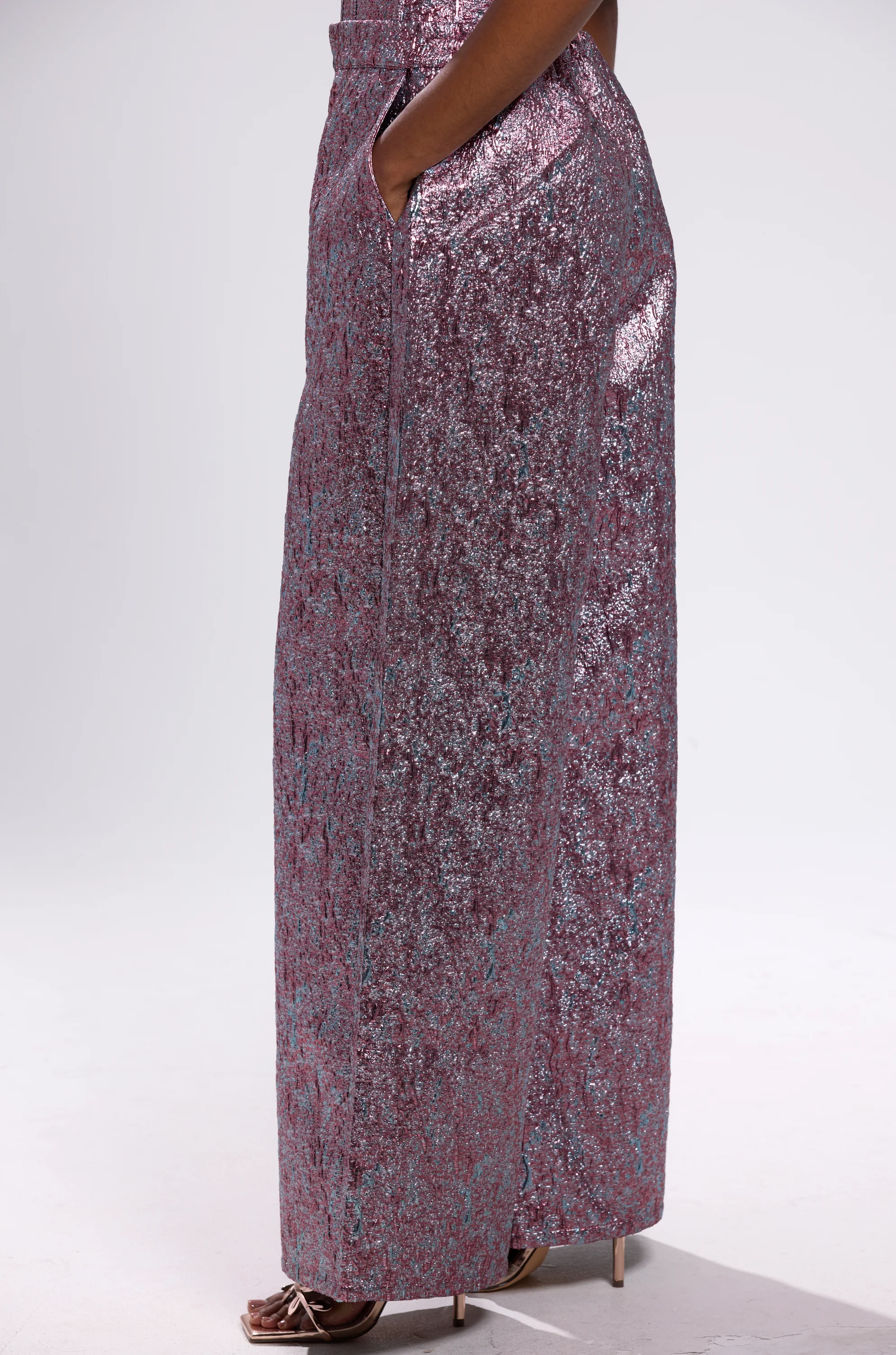 NO COMPETITION BROCADE TROUSER - Image 4